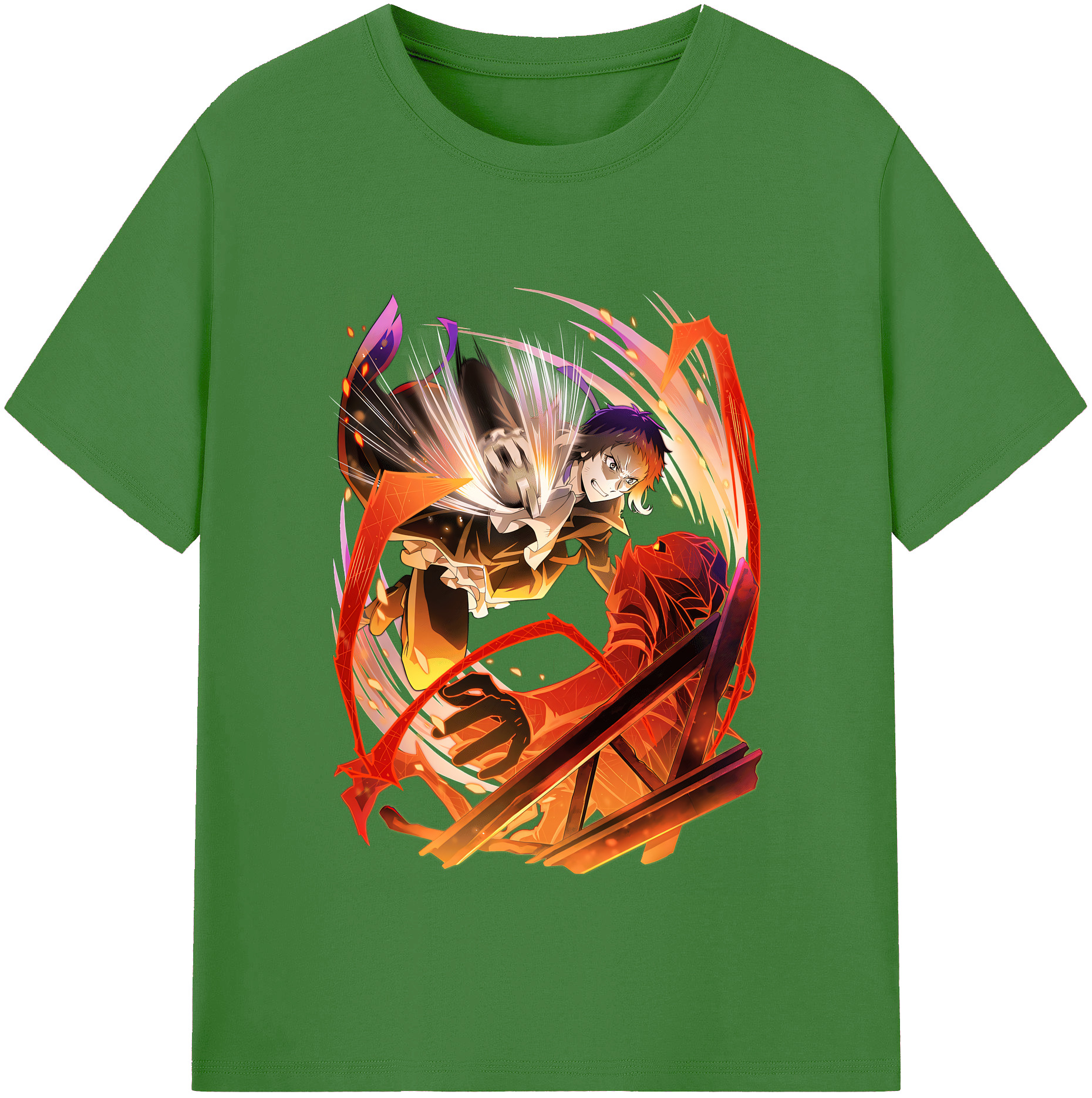 （画像用） 文豪ストレイドッグス Bungo Stray Dogs レディースカジュアルプリントTシャツ（綿100％）